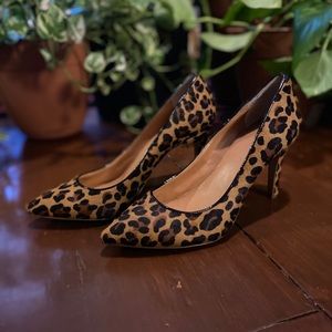 JCrew Cheetah print heels